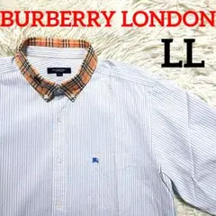 BURBERRY ✨️ ノバチェック ボタンダウン 半袖シャツ LL メンズ