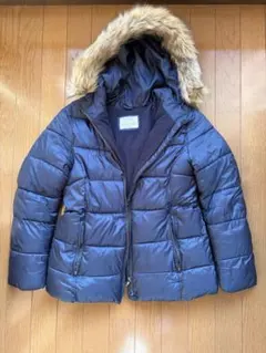 ZARA girlsコート　ネイビー