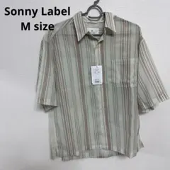 Sonny Label アーバンリサーチ シャツ ベージュ メンズ　ストライプ