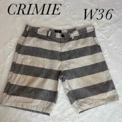 クライミー CRIMIE ボーダーショートパンツ　W36 ハーフパンツのサムネイル