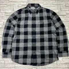 ネルシャツ ブロックチェック