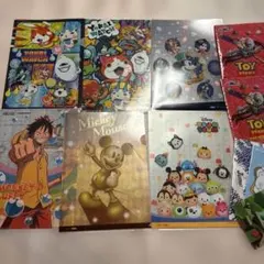 キャラクタークリアファイル6枚とその他5枚　合計11枚セット