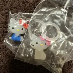 ハローキティ めじるしアクセサリー キーホルダー 2個セット
