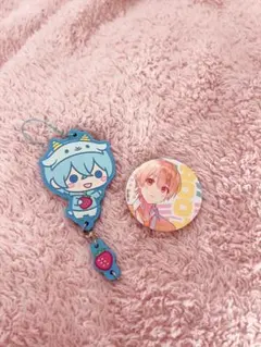 すとぷり アクリルキーホルダーとバッジセット