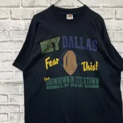 USA製90sヴィンテージTシャツ！シングルステッチブラック古着XL 0526