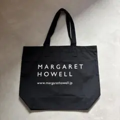 MARGARET HOWELL トートバッグ ブラック マーガレットハウエルのサムネイル