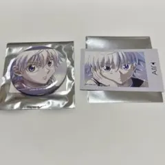HUNTER×HUNTER キルア　Ani-Art 缶バッジ　イラストカード