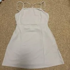 ベージュ キャミワンピース ·キャミビスチェ長さ約68cm