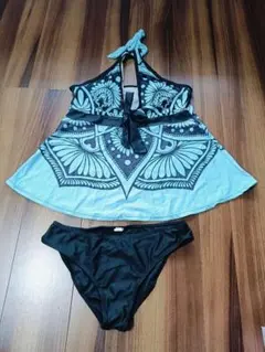 エスニック柄 チュニック風 タンクキニ Mサイズ