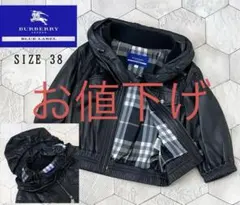 BURBERRY BLUE LABELバーバリーブルーレーベル羊革 ショート丈