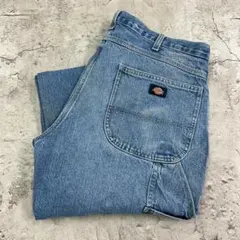 み*ろ様 ディッキーズ　縦落ち　雰囲気抜群　ボトムス　デニムパンツ　ライトブルー