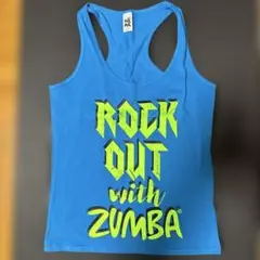 ZUMBA ロックアウトタンクトップ 青