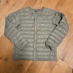montbell スペリオダウンラウンドネックジャケット Mサイズ　オリーブ