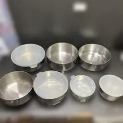 【業務用】ステンレスボウル 7個セット（大型45cm〜23cm）まとめ売り 業務用】ステンレスボウル 7個セット（大型45cm〜23cm）まとめ売り