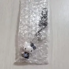 サンリオ ミニチュアキルト シークレットキーホルダー 黒 キティ