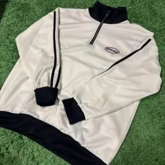 ハーフジップ パーカー