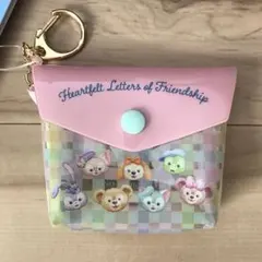 東京ディズニーシー 20周年 ダッフィ&フレンズ ポーチ ピンク