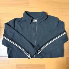 (新品 未着用)【ZARA ザラ】ジップアップシャツ ジャケット ライン入り
