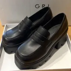 レザー厚底ローファー GRL ci463