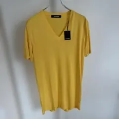 B*i様 【訳あり品】 ディースクエアード　VネックTシャツ M イエロー　メン