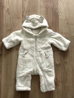 ウサギ耳付きロンパース 70cm