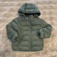 UNIQLO ウルトラライトダウン 110cm カーキ
