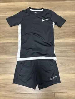 美品☆Nike DRI-FIT ブラック サッカーセット XS