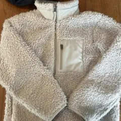 フリースジャケット サイズ130 クリーム色 ベージュ