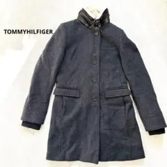【トミーヒルフィガー】Sコート ウール スタンドカラー　レディース