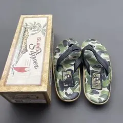 BAPE アイランドスリッパー ビーサン グリーンのサムネイル