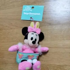 2010年　ミニーちゃん　ぬいぐるみストラップ　イースター