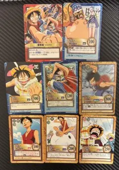 ワンピース　カードダス　ルフィまとめ売り
