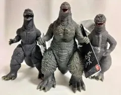 BANDAI ムービーモンスターシリーズ ゴジラ 1965 2004 2023のサムネイル