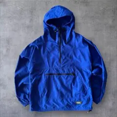 美品80'sL.L.Bean エルエルビーン アノラックパーカー ロイヤルブルー