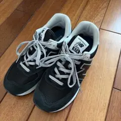 New Balance スニーカー 574ブラック25cmのサムネイル