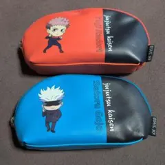 呪術廻戦 ポーチ バッジ キーホルダー セット