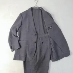 大きいサイズ★洗える 洋服の青山 REGAL 軽量スーツ グレー BE5 薄手