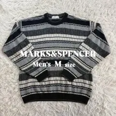 MARKS & SPENCER ストライプ柄セーター