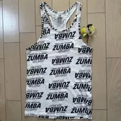 ZUMBA タンクトップ ホワイト/ブラック