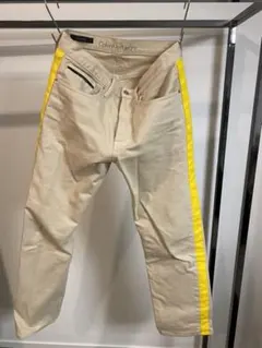 ラフシモンズ Calvin Klein Jeans：サイドラインデニムパンツ