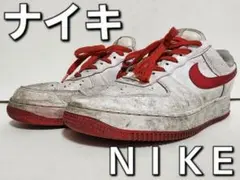 NIKE W AIR FORCE 1 '07 NN ホワイト×レッド ２６.０㌢