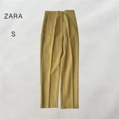 ザラ ZARA ハイウエストパンツ ストレート フロントタック 上品 きれいめ