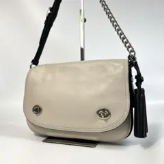 Coach Shoulder Bag Chain Turnlock