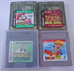 ゲームボーイソフト4本セット ZELDAマリオゴルフ風来のシレン牧場物語