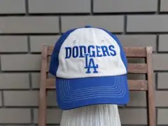 ②❉１０月限定断捨離祭❉Dodgers LA ベースボールキャップ 青／白
