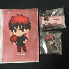 黒子のバスケ ラウンドワン 火神大我 ネームバッジ アクキー クリアカード