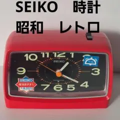 SEIKOレトロゼンマイ置時計 オルゴール目覚まし時計【最終価格