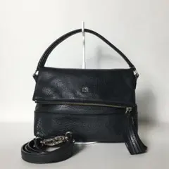 2509-201｜ケイトスペード 2WAY ハンドバッグ レザー ブラック