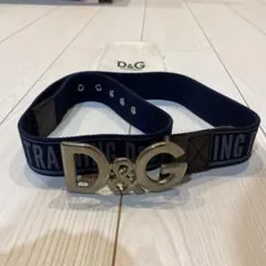 正規品 DOLCE&GABBANA ベルト 青 ブルー レアのサムネイル