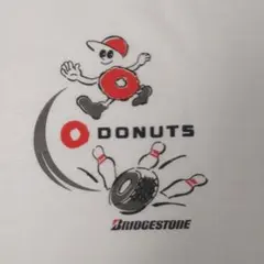 非売品　ブリヂストン　Tシャツ　DONUTS　ドーナツ　シングルステッチ